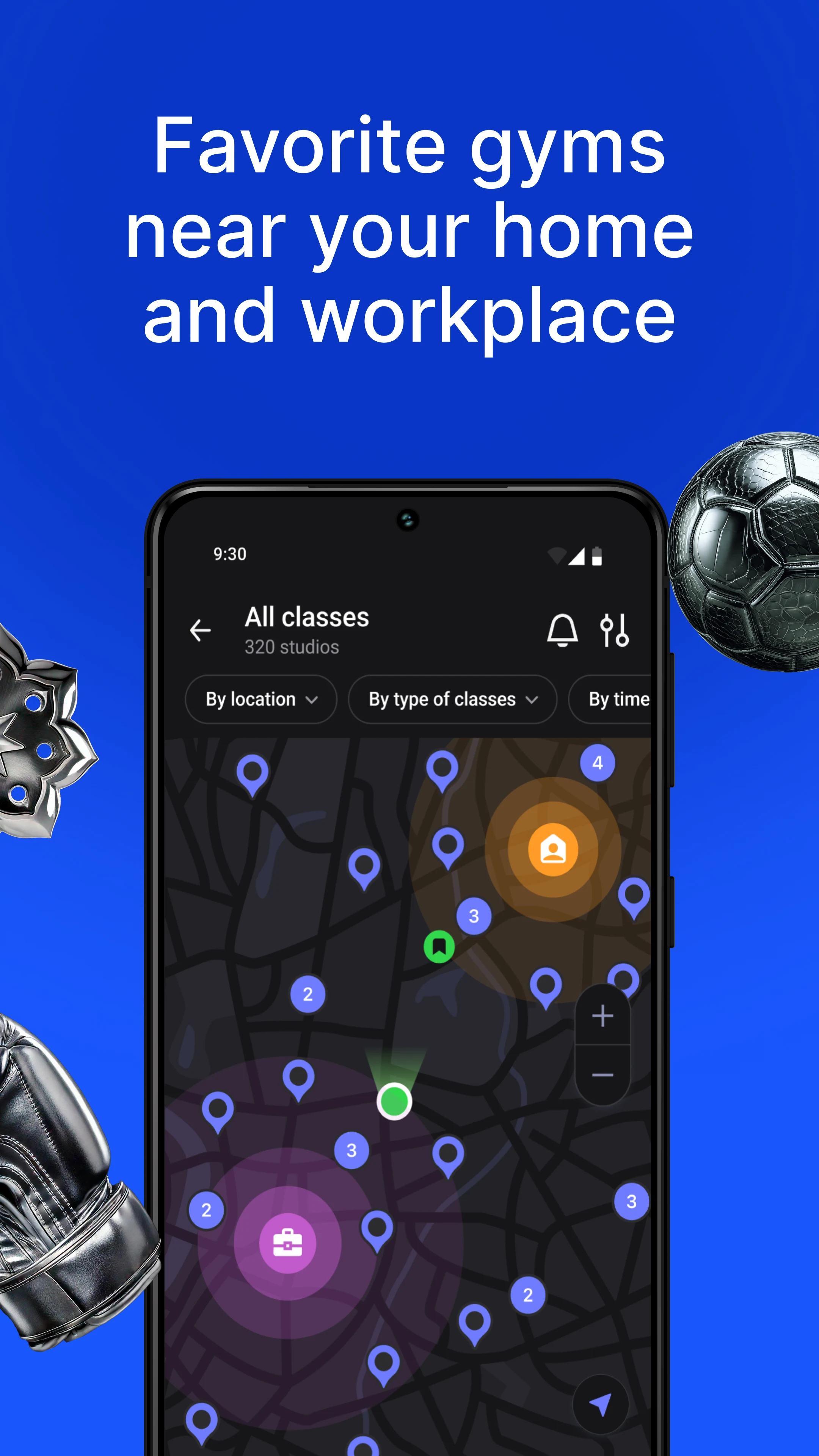 1Fit — All kinds of sports screenshot
